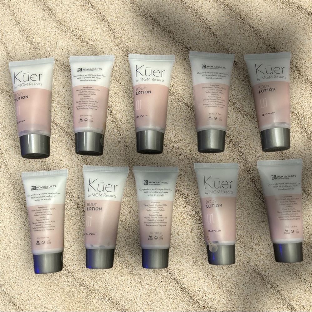 Kuer by MGM Resorts Sea Splash Body Lotion Bundle NWT